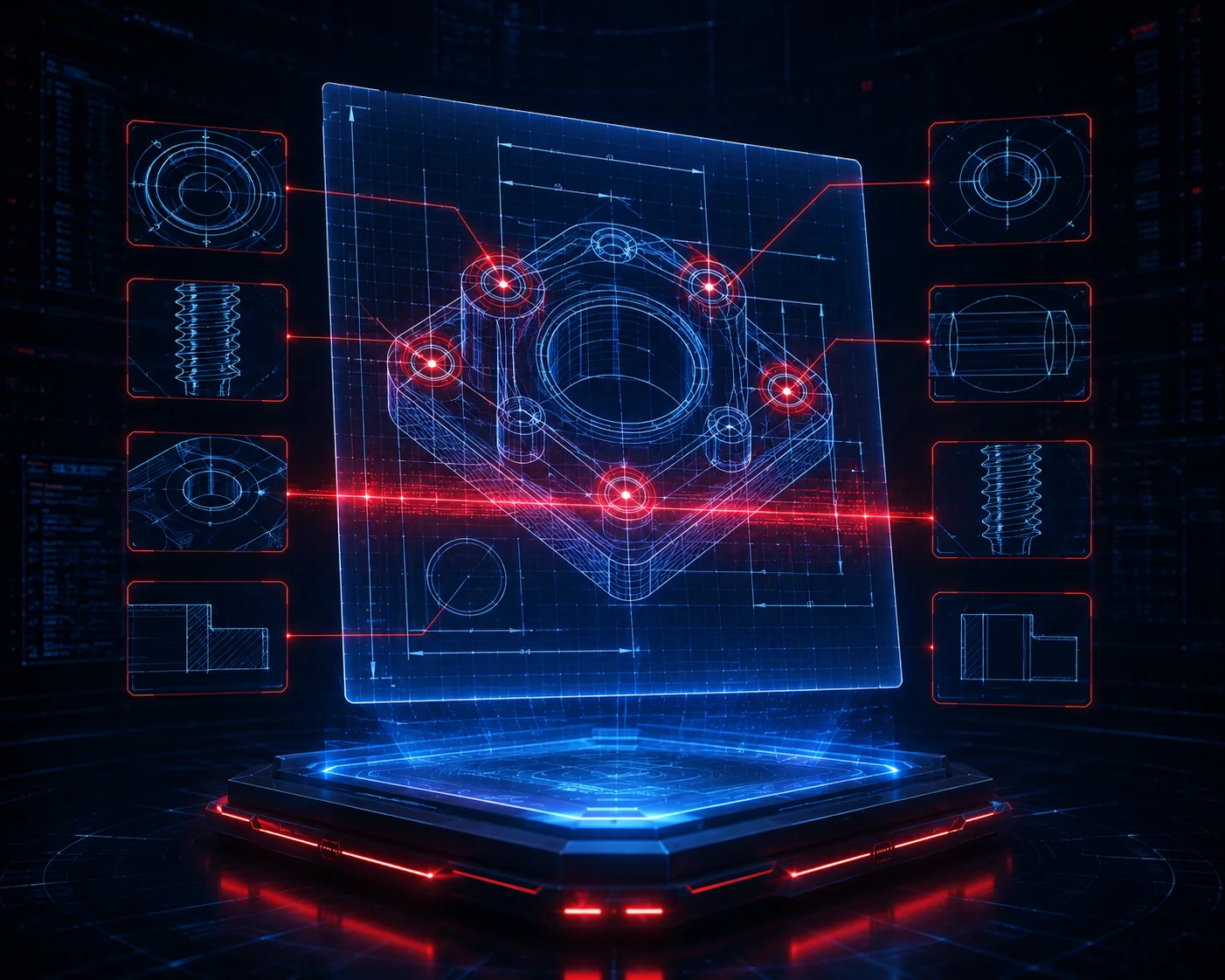 AI распознаёт размеры и элементы